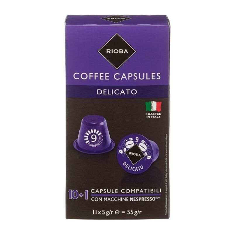 Rioba Delicato Capsule Coffee 11-pack