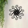 Árbol Espiral de Hierro Forjado Arte de Pared Metálico Escultura Vintage