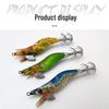 Oeny Luminous Wooden Shrimp Squid Jig