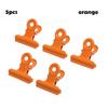 5pcs Metal Candy Colors Decoration Multifunction Sealing Clips Baking Paint Note Clamp Folder