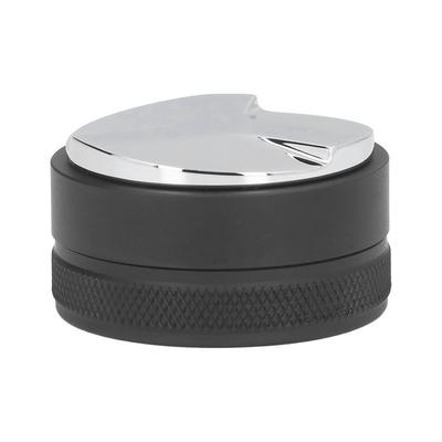 Stainless Steel Coffee Distributor Adjustable Coffee Powder Tamper Coffee Leveler Tool Black