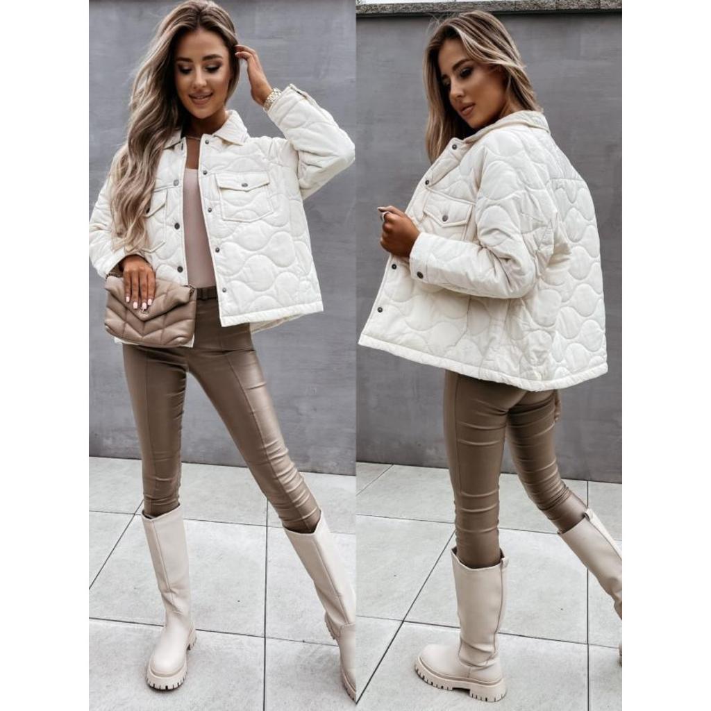 2025 Winter New Women's Cotton Padded Coat Long Sleeve Button Decorated Outerwear