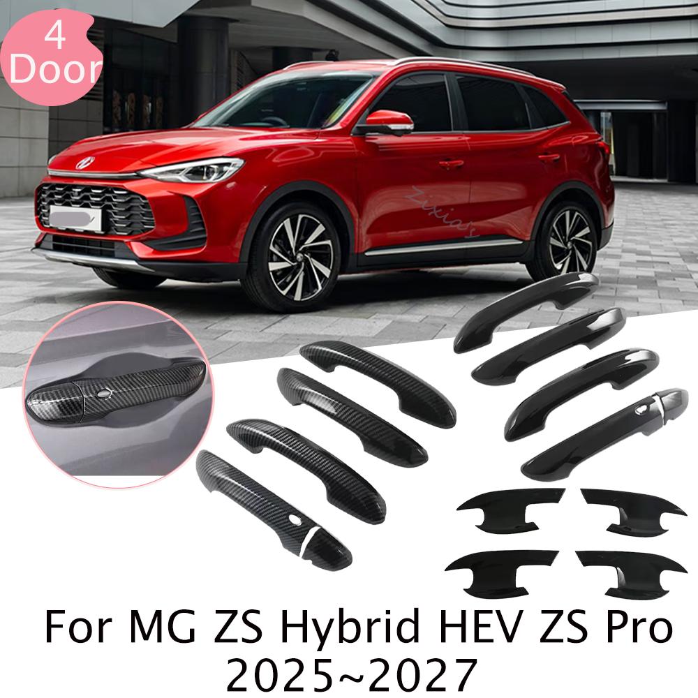 For MG ZS Hybrid HEV ZS Pro 2025~2027 2026 RHD LHD Exterior Door Handle Protect Cover Door Bowl Anti-scratch Modified Accessorie