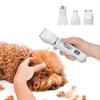 Hot Selling Household Pet Grooming Clipper with 4 Replaceable Heads for Body Paw Ear Nail Cutting Good Quality USB Charge