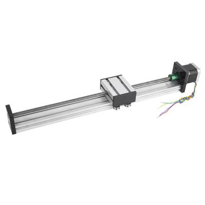 0808 Ball Screw Long Stage Actuator Guide Rail Nema17 42 Stepper Motor (300mm Stroke)