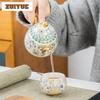 Gold Silver Taotie Tea Set Complete Set Vintage Tea Ceremony Set Household Tea Soaking Teapot And Tea Cup Set Teaset Ornaments