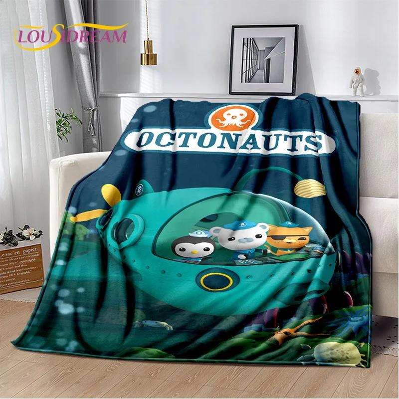 Coperta Bambino Carina The Octonauts Barnacles, Morbida Coperta Plaid per Casa Camera da Letto Letto Divano Picnic Viaggio Ufficio Coperta