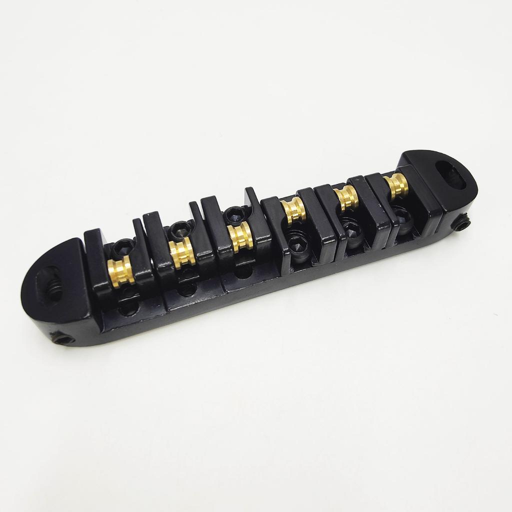 LP Ball-Bead Bridge SG Electric Guitar Bridge Roller Saddle Bridge String Plate Adjustable Nut and Bridge