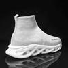 Men's Breathable Casual Sneakers - Non-Slip Outdoor Walking Shoes, Fashion Height Increasing Slip-On Ankle Shoes