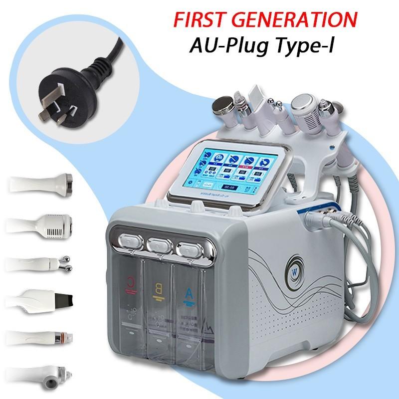 NewH2O2 6 w 1 przenośny Hydrodermabrazja pielęgnacja skóry urządzenie kosmetyczne woda strumień tlenu Hydro Peeling diamentowy mikrodermabrazja