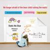 Children's Removable Erasable Blackboard Wall Sticker - No Wall Damage, Static Cling Memo Board