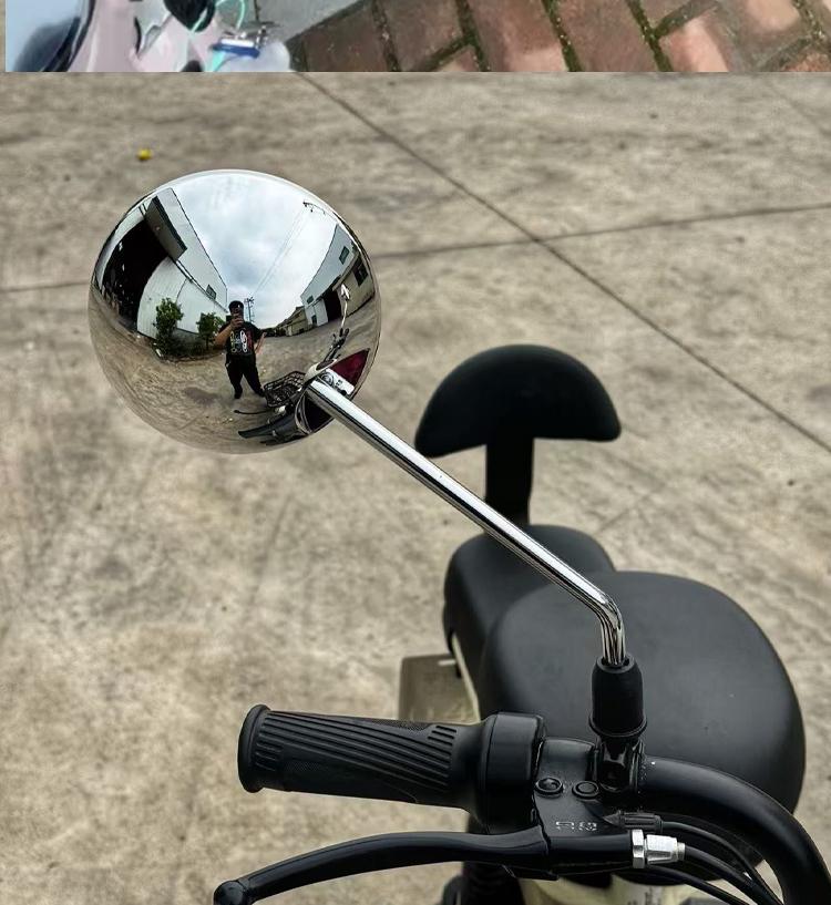 Universal Small Knife Cubie Rearview Mirror for Electric Vehicles - Reversing and Modification Accessory