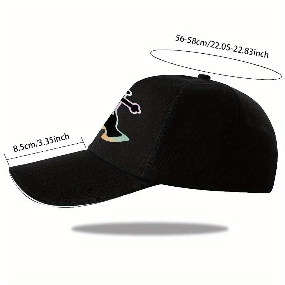 Print Cross Praying Hands Baseball Cap Polyester Adjustable Casual Outdoor Sports Headwear