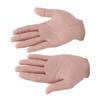 1 Pair Realistic Silicone Male Hand Model Soft Flexible Reusable Male Mannequin Hand Model for Showing Jewelry Painting