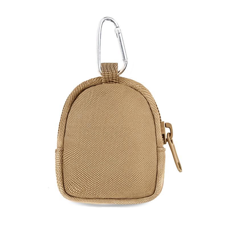 

2024 Mini Tactical Waist Bag - Round, Wear-Resistant Oxford Cloth Small Storage Wallet хакі