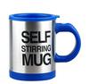 14oz 400ml doppelwandiger Edelstahl-Milchbecher mit Deckel und Griff für Kinder und Erwachsene, Kaffeebecher, automatischer Selbstmischbecher