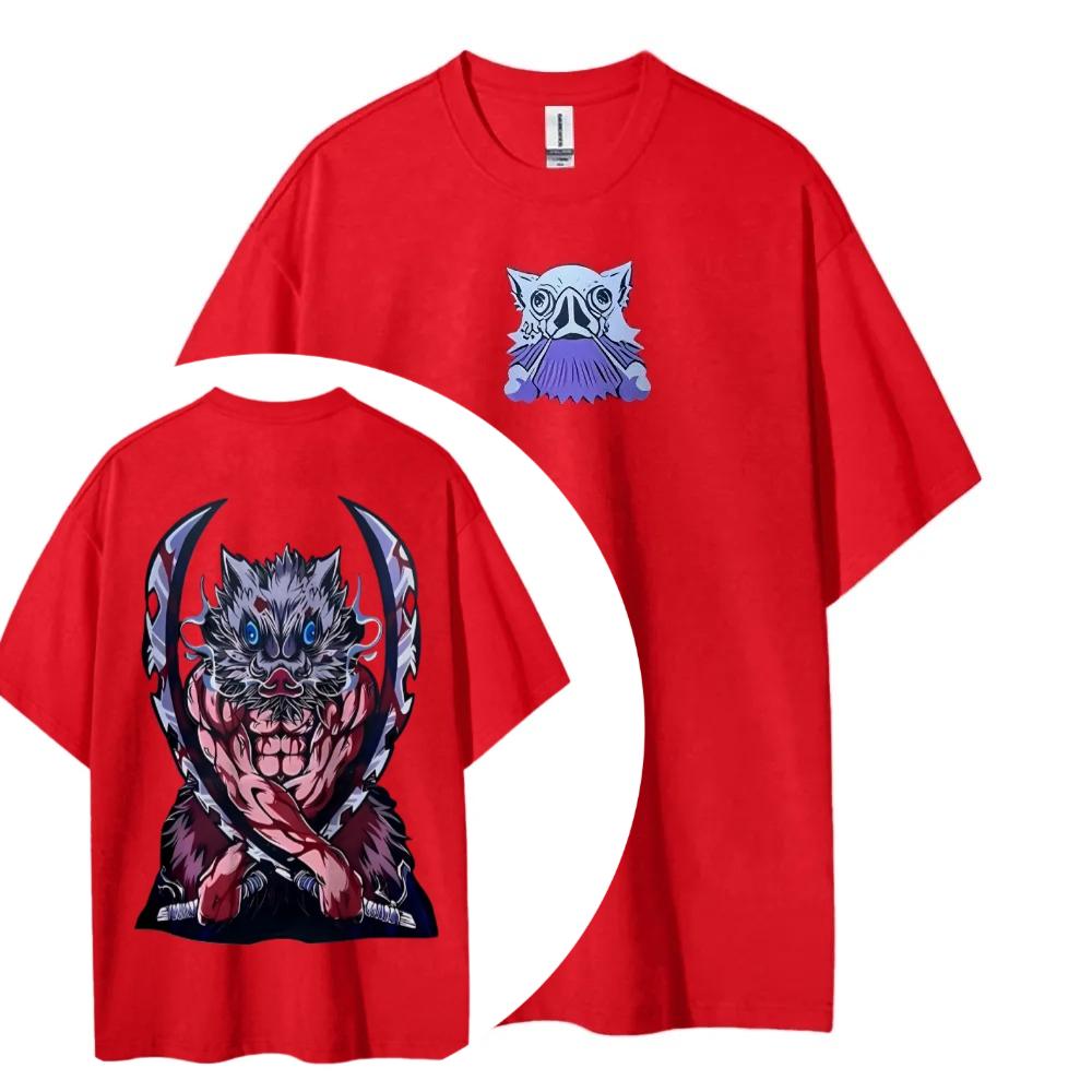 Demon Slayer Printed Short Sleeve Casual Summer Wear Mens Comfortable Clothing Mens Clothing Short Sleeve Half Sleeve Top