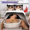 Customize Photos Customize your photo Bedding Set Breathable Duvet Cover with Pillowcases Home Decoration Birthday Gift