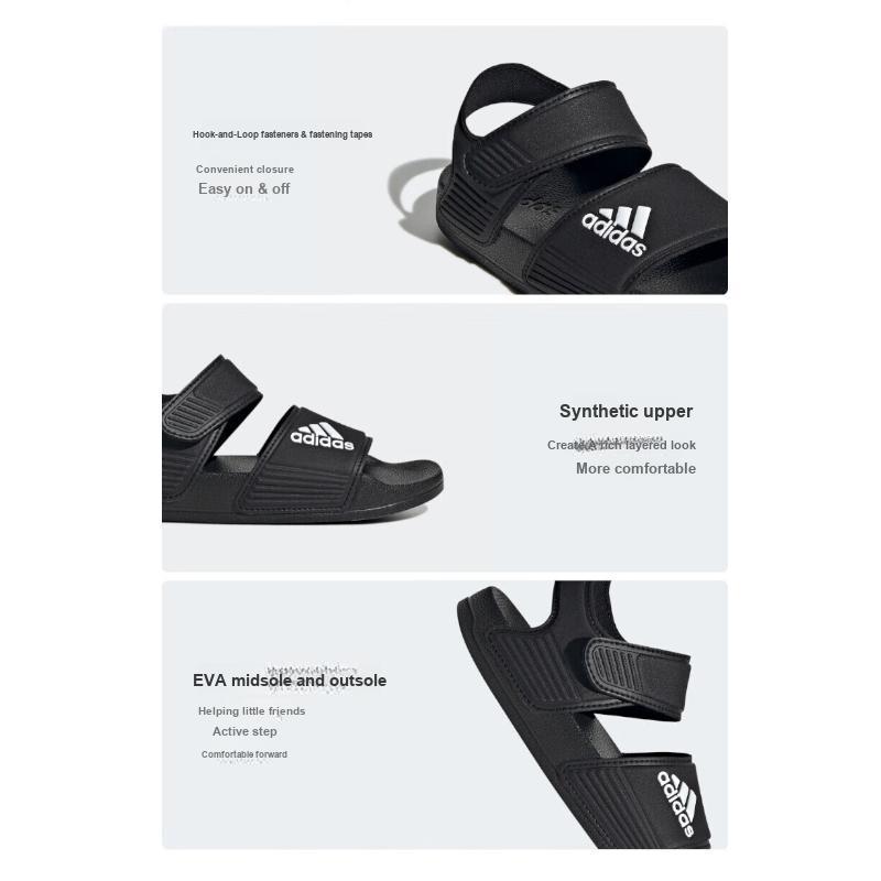Adidas Adilette Sandal J Black White Kids Sneakers Core-Black Cloud-White GW0344