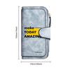Stylish Long Wallet Elegant Card Holder Durable Slim Purse with Zipper Pocket