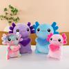 Cute Cartoon Axolotl Plush Toy Super Soft Salamander Animal Stuffed Plushie Pillow Couple Soft Axolotl Home Decor Christmas Gift