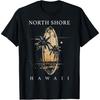 AETYOAJKLUoi North Shore Hawaii Surf Board Oahu Haleiwa Surfing Surfer T-Shirt
