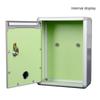 Metal Mailbox Outdoor Security Locking  Suggestion Box Newspaper Mail Letter Post Home Balcony Garden Decor WF