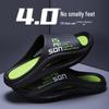 Unisex Summer Non-Slip Waterproof Slippers—Thick-Soled, Lightweight, Soft for Outdoor & Home