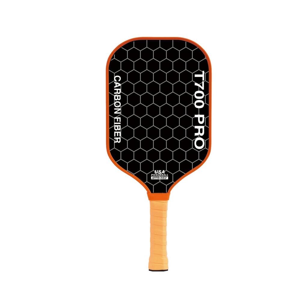 T700 Carbon Fiber Pickleball Paddle with Cloth Texture Frosting, 16mm Thickness, Professional Competition Quality.