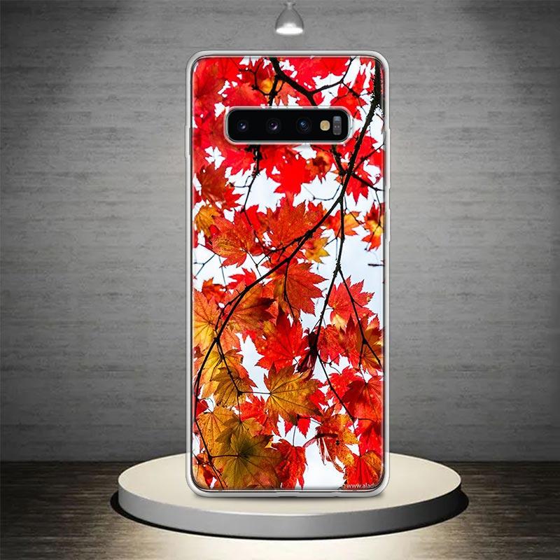 

Листья Клен Осень Осенний Чехол для Телефона Coque Для Samsung Galaxy Note 20 Ultra 10 Pro S10 Plus 9 8 S9 S8 + S7 Edge Lite Мягкий Чехол F Samsung Note 9