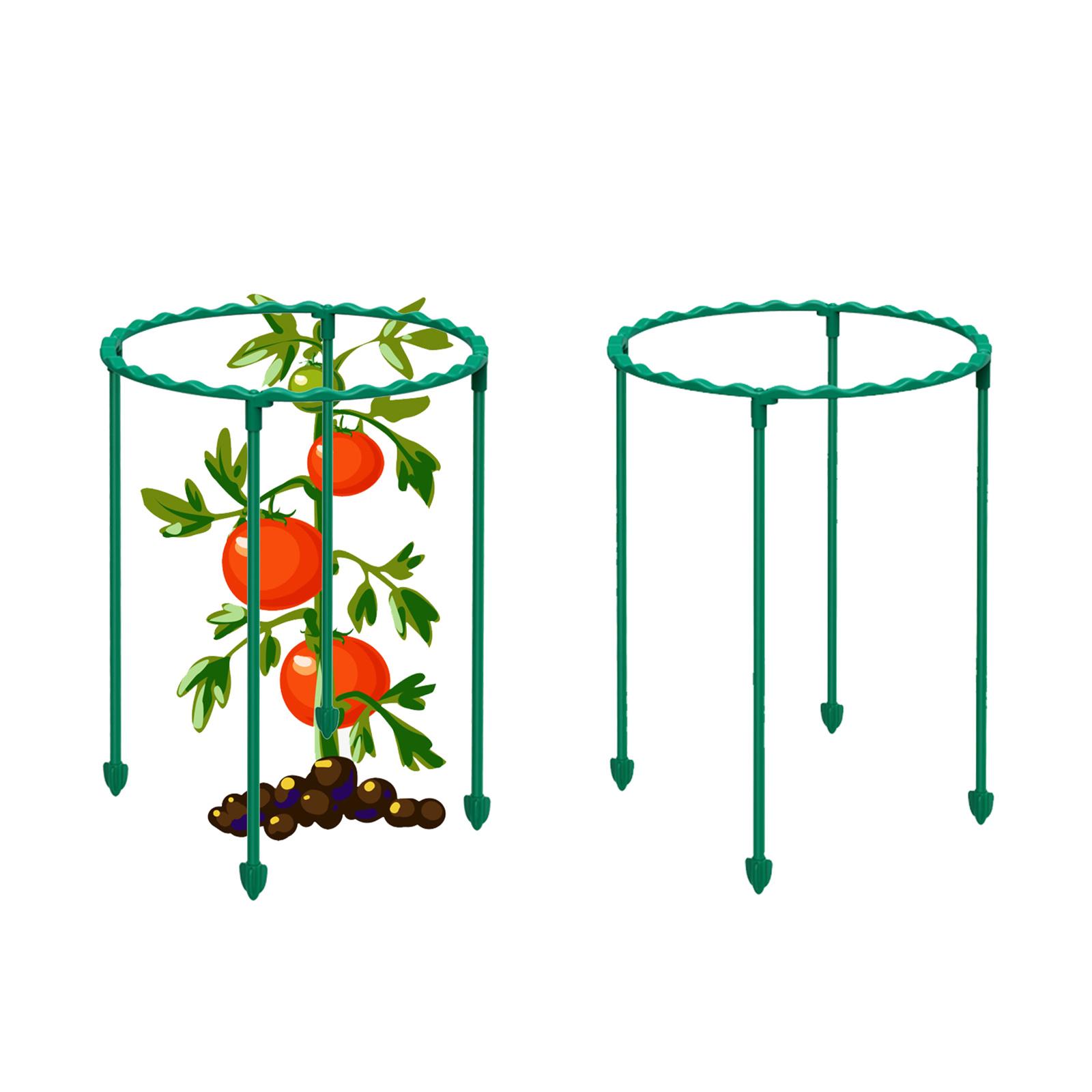 

1/2/3/4/5 Layers Plant Supporters Plastic Garden Balcony Flowers Vegetables Vine Holders Yard Bonsai Plant Fixing Rods 25~85cm