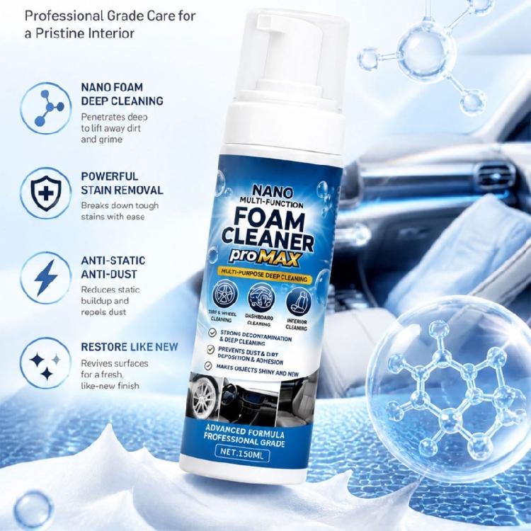 Routine Car Seat Cleaning Kit with Leather Cleaner, Pump Bottle and Sponge Applicator for Interior Trim Wiping and Day-to-Day Upkeep