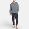Nike Yoga Einfarbig Rundhals Pullover Sweatshirt Herren Tops Grau CU6246-068