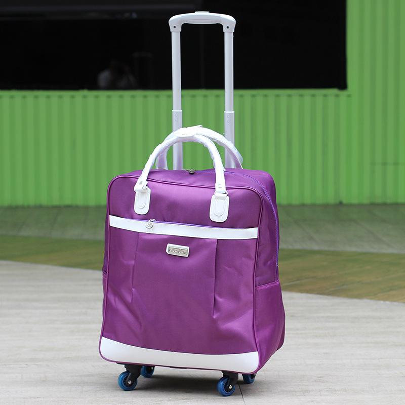 

Легкая женская сумка-тележка для ручной клади в корейском стиле Medium