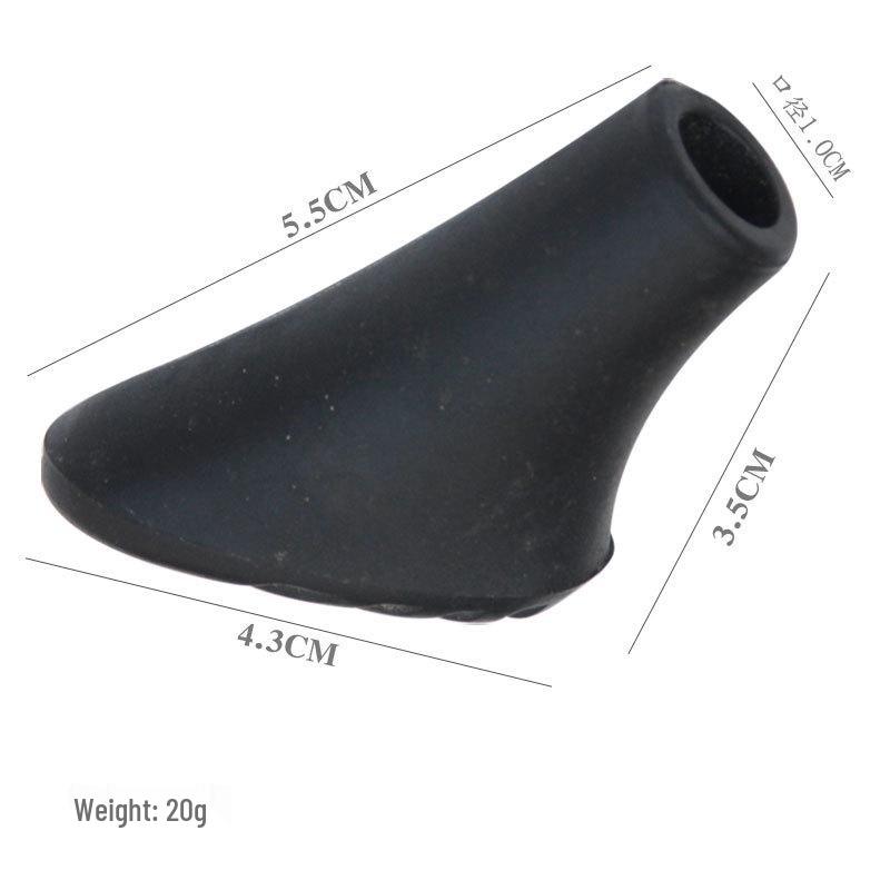 Universal Round Head Trekking Pole Tip Replacement (Three/Four-Section Compatible)