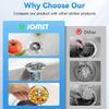 Stainless Steel Sink Pop-up Drain Basket Kitchen Sink Bounce Core Plug Anti-odor Leakage Stopper for Vegetable Washing Basin