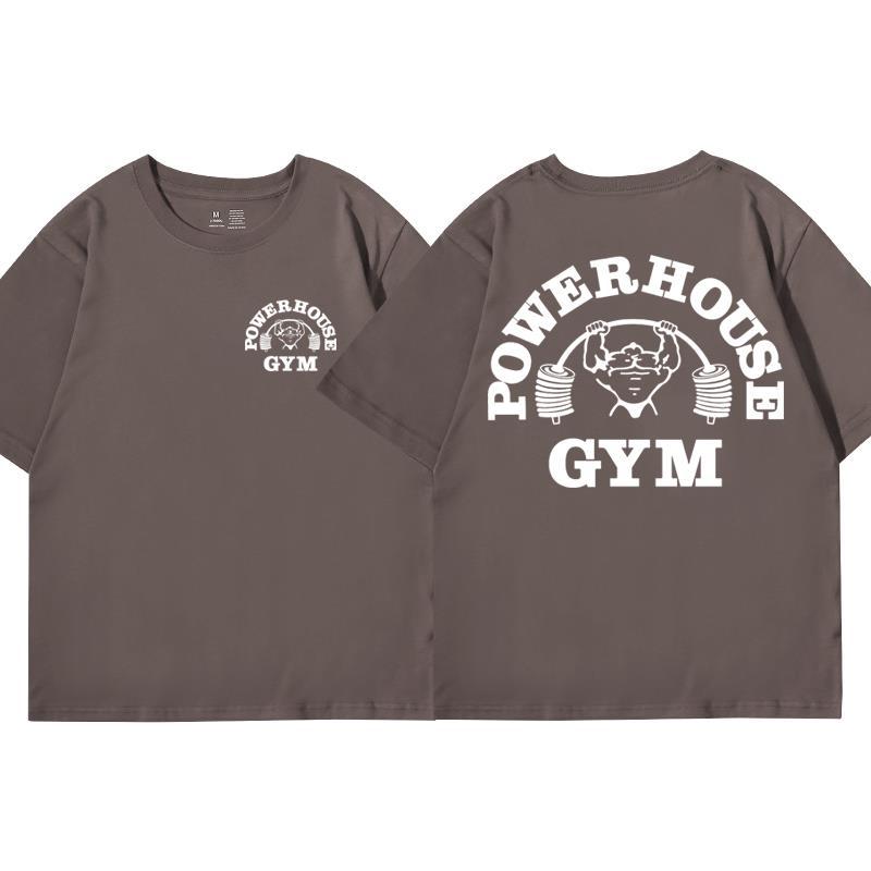 Powerhouse Gym Grafik T-Shirt Herren Damen Kleidung Lustig Overs