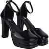 Shoetopia Girls Zepto Black Heeled Sandal - 4 Uk (Girls-Zepto-Black)
