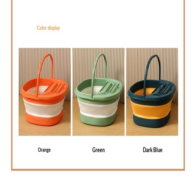 Collapsible Foot Bath Tub TEP Leakproof Durable Foot Soaking Basin for Home Spa Travel Post Work Relaxation