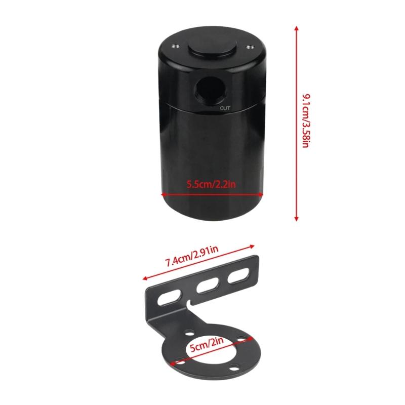 Air Oil Separator Auto Accessory Engine Oil Separator Kit for 1500 Easy Installation Oil Catch Can