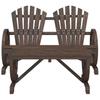 Conjunto de Lounge para Jardim de 2 Peças Madeira de Pinho Maciço