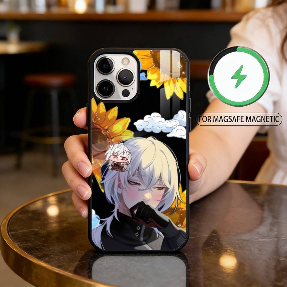 Game D-Date With Death Phone Case For iPhone17,16,15,14,13,12,11 Plus,Pro Max Magnetic For Magsafe Wireless Charging