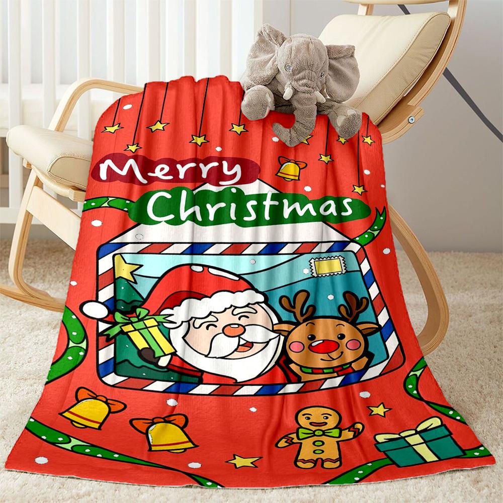 Christmas 45 Blanket Soft & Cozy Perfect for Sofa Picnics Office Chair for All Seasons Stylish Decor Birthday Christmas Gift Blanket