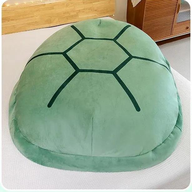 

Большая подушка-кукла в виде панциря черепахи, плюшевая раковина, артефакт для сна, подарок на день рождения, Drsleeping 66cm зелёный