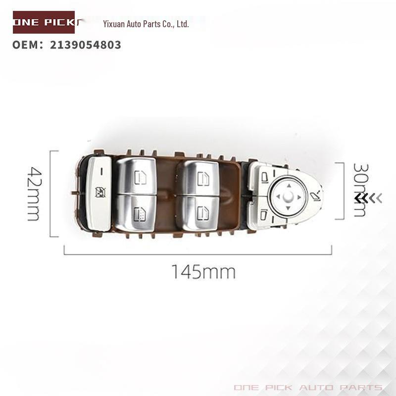 Electric Window Lifter Switch for Mercedes-Benz E-Class/S-Class, Models 2139054803/2229052004