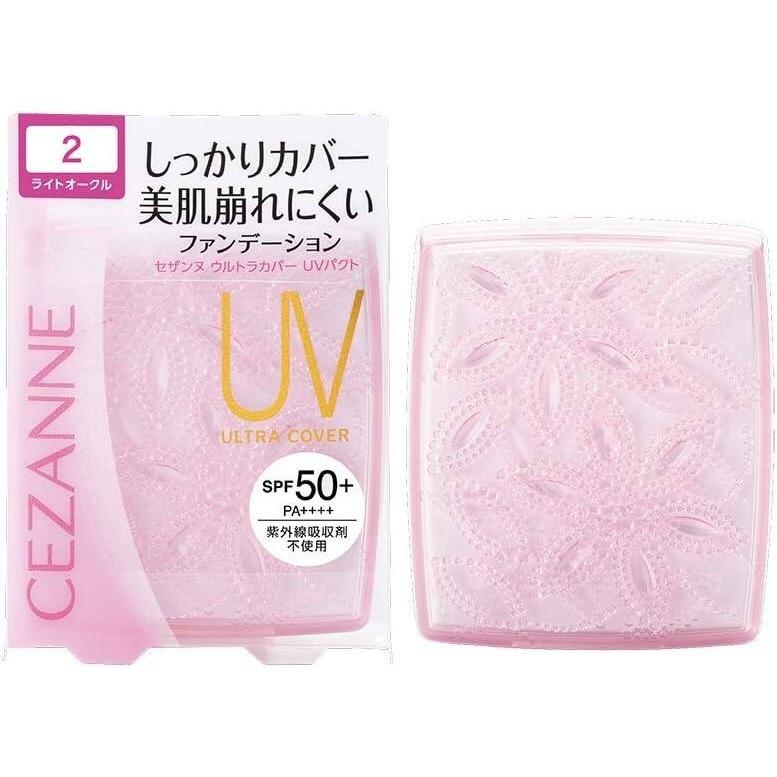Cezanne Ultra Cover UV Foundation Pact  Refill  2 Light Ochre  3 Ochre 11g