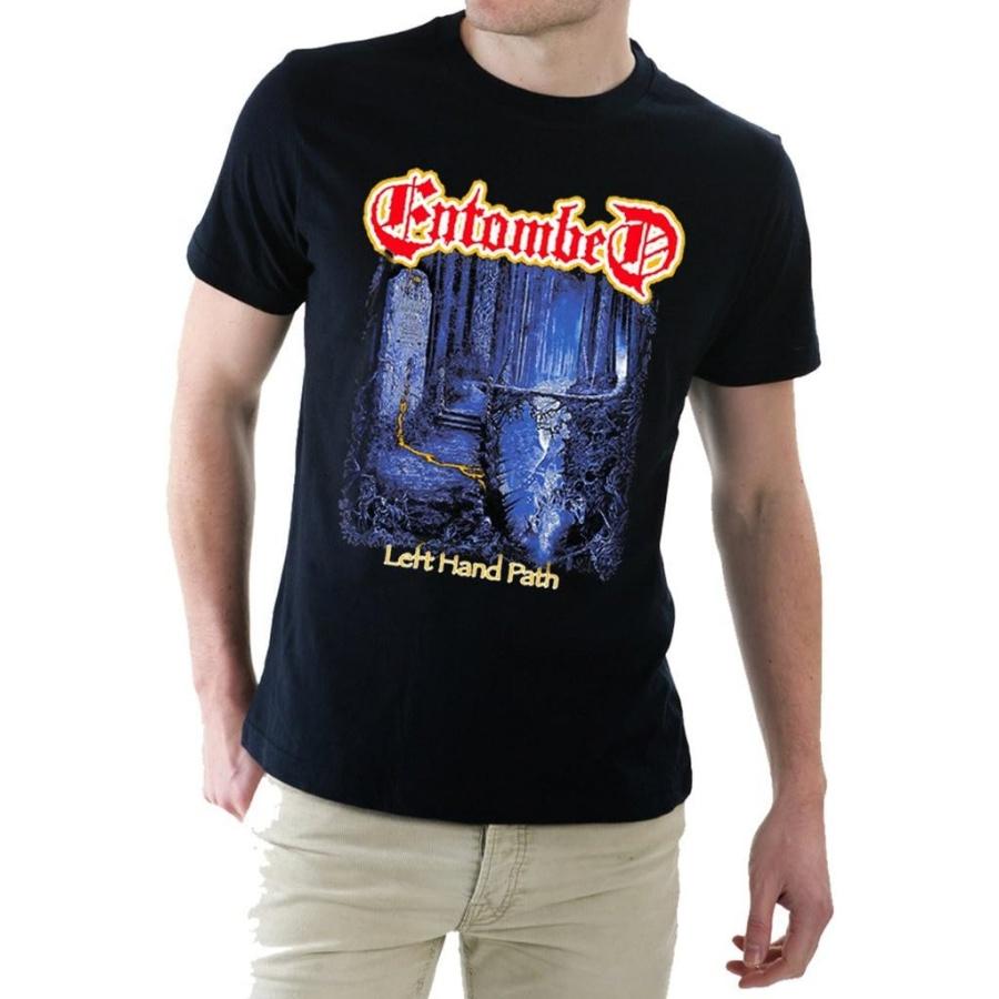Entombed Left Hand Path Metal Band Logo Men s T-Shirt XXXXXL разноцветный