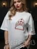 Oversized T-Shirt Graphic White