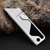 Portable Stainless Steel Mini Pocket Knife Unpacking Push Utility Cutter Outdoor Survival EDC Keychain Men Gift Durable Mulitool