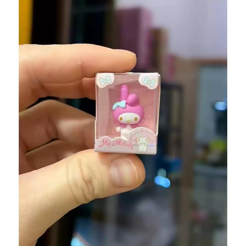 

Семья Sanrio Кукла из рисовых зерен Первый слепой бокс Hello Kitty Kuromi Мини коллекционные модели кукол Ручная работа Экшн-фигурки Подарок для девочки